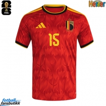 Belgia Thomas Meunier #15 Hjemmedrakt EM 2024 Kortermet